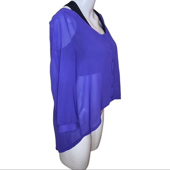 Sparkle & Fade Blouse Back Cut-Outs M - Picture 3 of 6